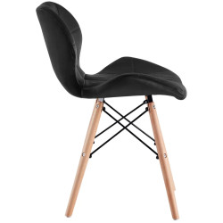 Set de sufragerie Modern Slider 140/180x80x80 Craft Oak White/Slate Gray + Sunrise C-22 Black/Beech (1+4) Thumb