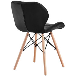 Set de sufragerie Modern Slider 140/180x80x80 Craft Oak White/Slate Gray + Sunrise C-22 Black/Beech (1+4) Thumb