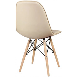 Set de sufragerie Modern Slider 140/180x80x80 Craft Oak White/Slate Gray + Sunrise C-24 PU Beige/Beech (1+4) Thumb