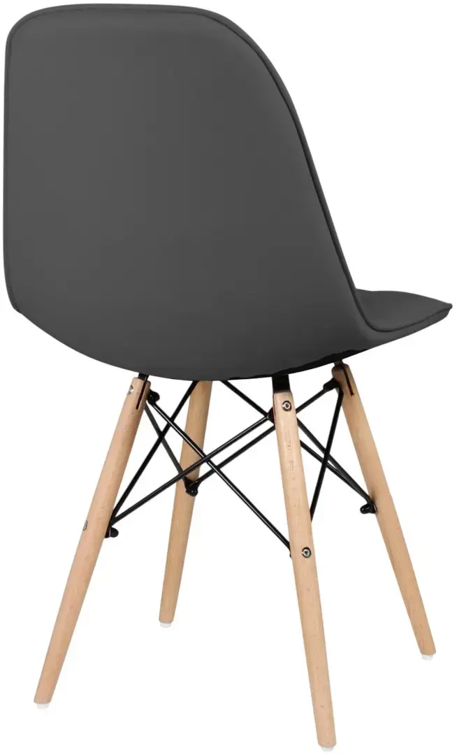 Set de sufragerie Modern Slider 140/180x80x80 Craft Oak White/Slate Gray + Sunrise C-24 PU Gray/Beech (1+4)