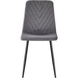 Set de sufragerie Modern Slider 140/180x80x80 Craft Oak White/Slate Gray + Yasen DC 5012 S Grey/Black (1+4) Thumb