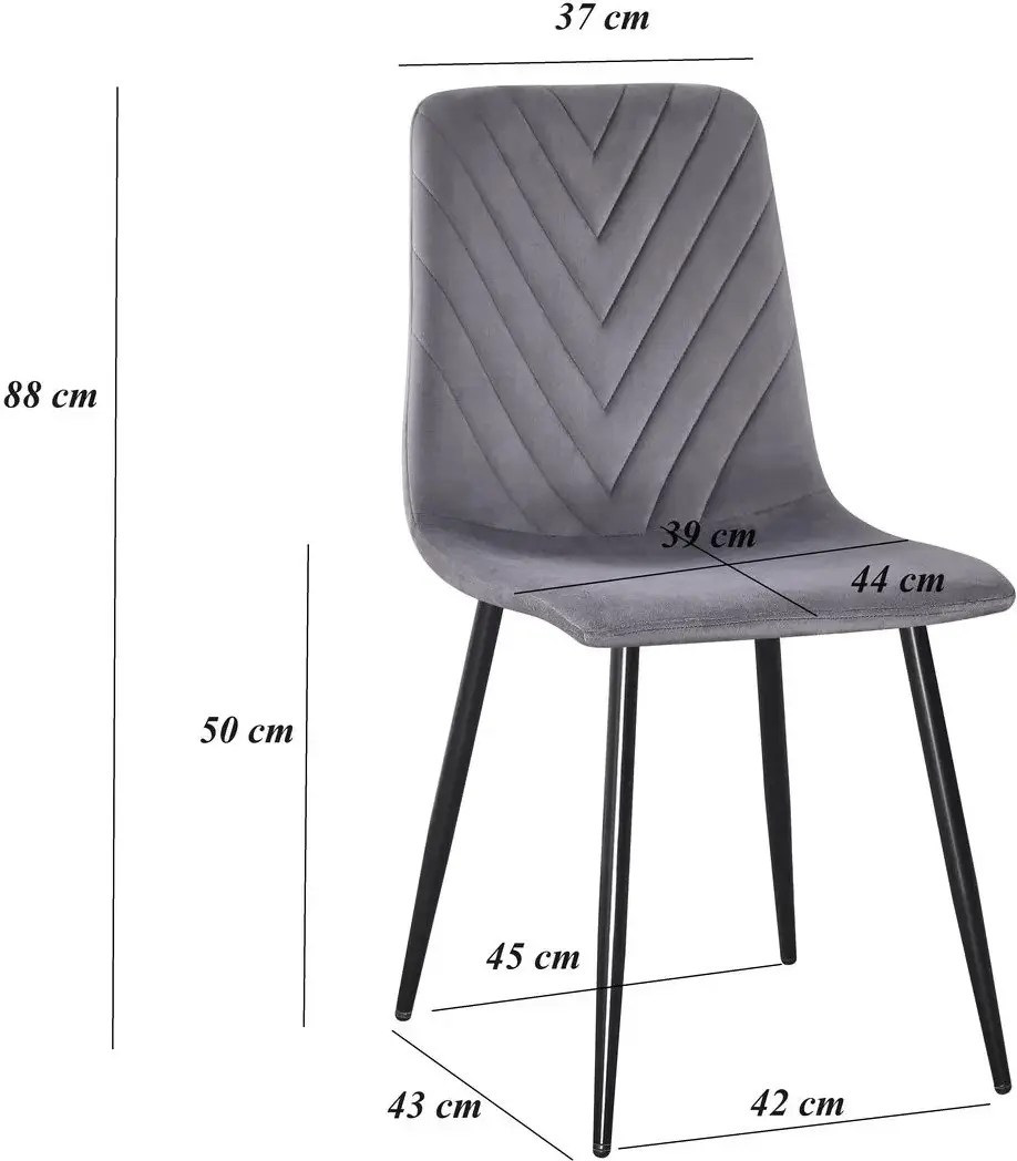 Set de sufragerie Modern Slider 140/180x80x80 Craft Oak White/Slate Gray + Yasen DC 5012 S Grey/Black (1+4)