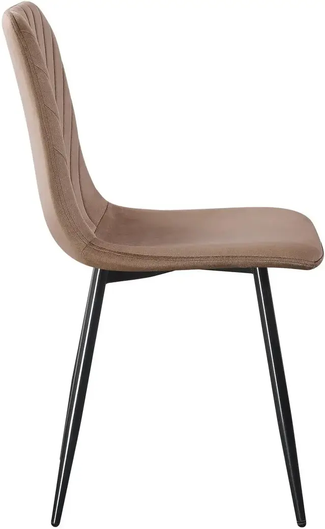 Set de sufragerie Modern Slider 140/180x80x80 Craft Oak White/Slate Gray + Yasen DC 5012 S Golden Brown/Black (1+4)