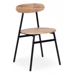 Set de sufragerie Modern Home Oslo 1+4 (Natural/Black) Thumb