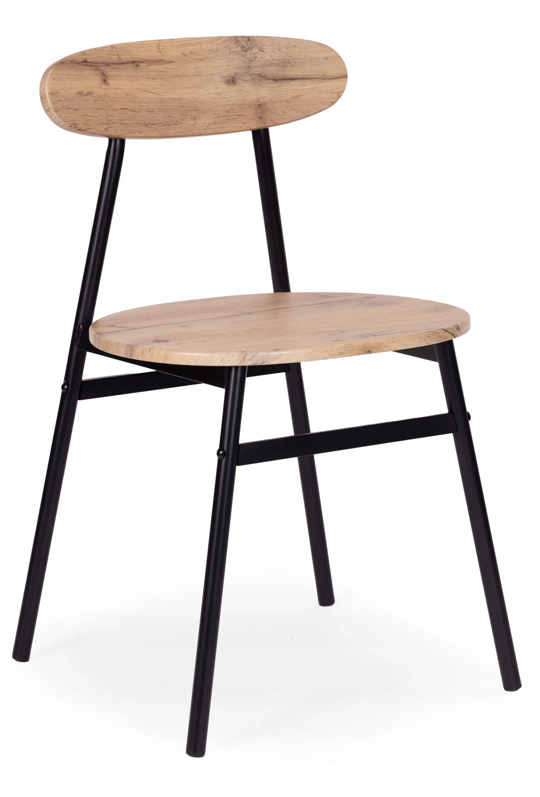 Set de sufragerie Modern Home Oslo 1+4 (Natural/Black)