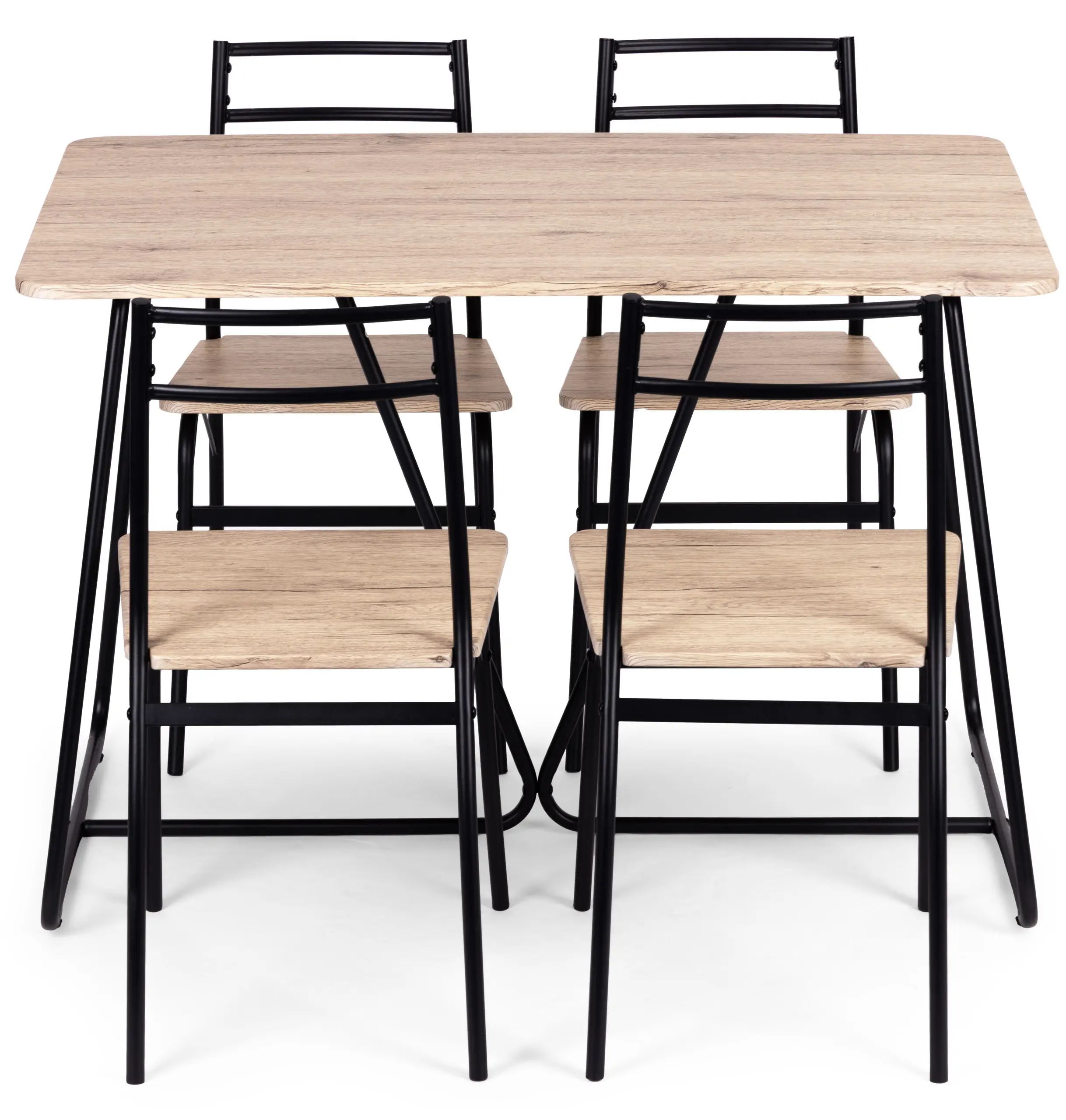 Обеденный набор Modern Home Paris 1+4 (Natural/Black)