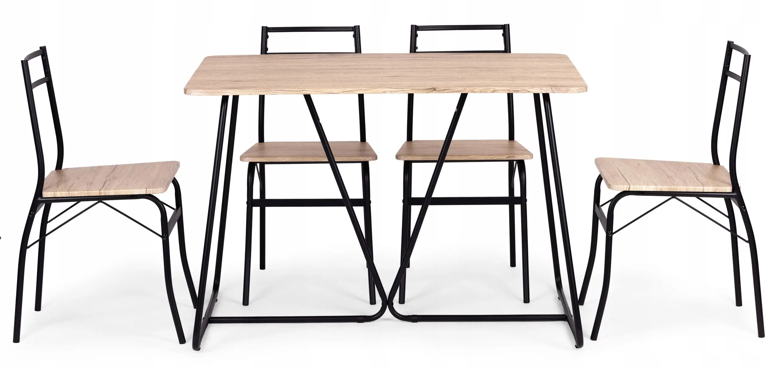 Обеденный набор Modern Home Paris 1+4 (Natural/Black)