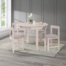Обеденный набор Tempo Kondela Domio 1+4 (Beige/Grey)