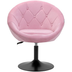 Кресло 4Rico QS-BL12B 150125 Velvet (Pink/Black) Thumb