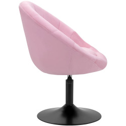 Кресло 4Rico QS-BL12B 150125 Velvet (Pink/Black) Thumb