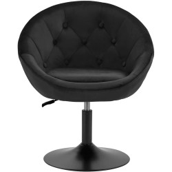 Кресло 4Rico QS-BL12B 151018 Velvet (Black) Thumb