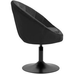 Кресло 4Rico QS-BL12B 151018 Velvet (Black) Thumb