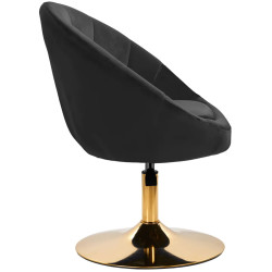 Кресло 4Rico QS-BL12G 148144 Velvet (Black/Gold) Thumb