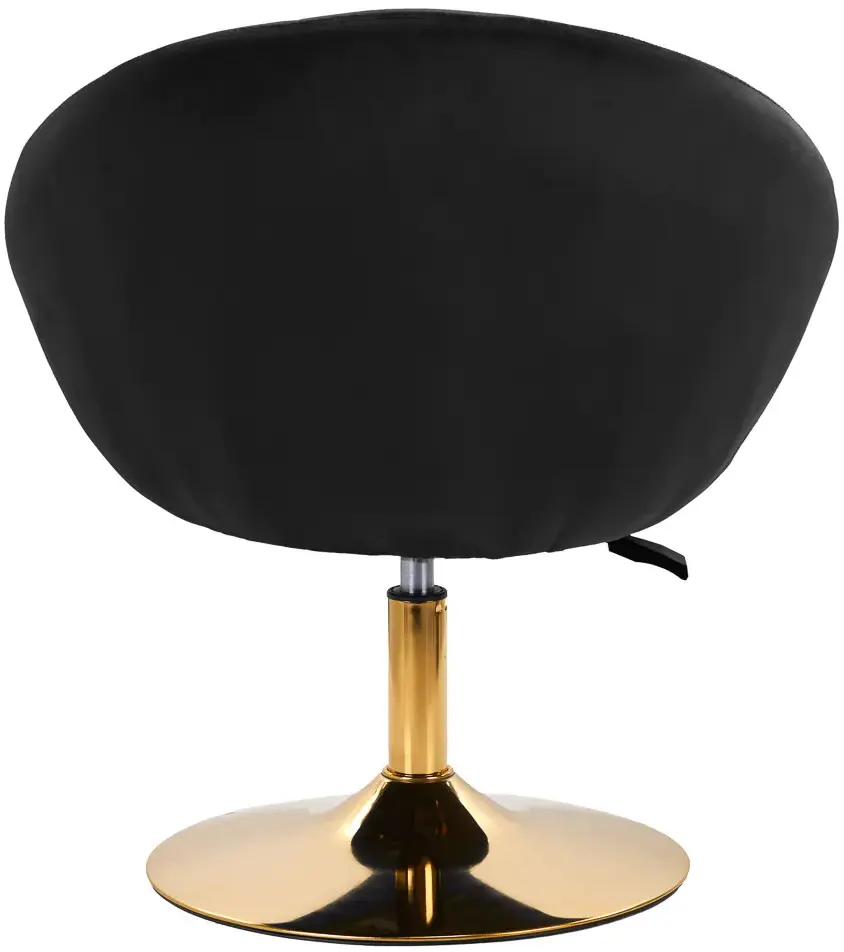 Кресло 4Rico QS-BL12G 148144 Velvet (Black/Gold)