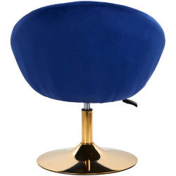 Кресло 4Rico QS-BL12G 148145 Velvet (Dark Blue/Gold) Thumb