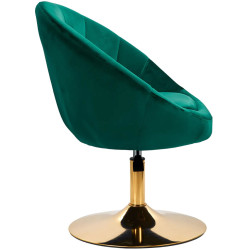Кресло 4Rico QS-BL12G 148147 Velvet (Green/Gold) Thumb