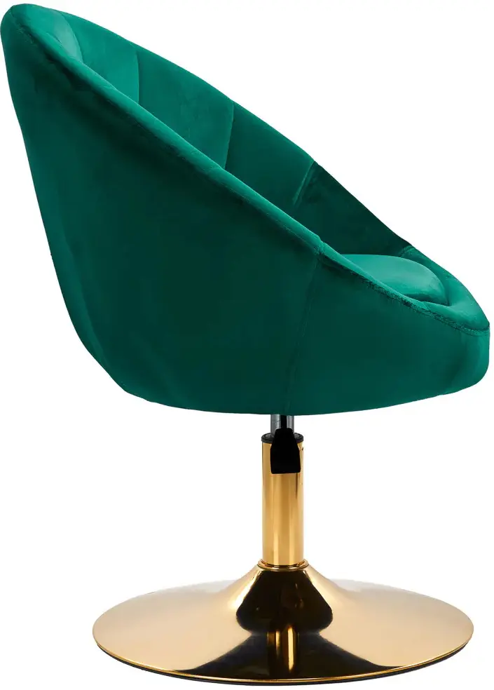 Кресло 4Rico QS-BL12G 148147 Velvet (Green/Gold)