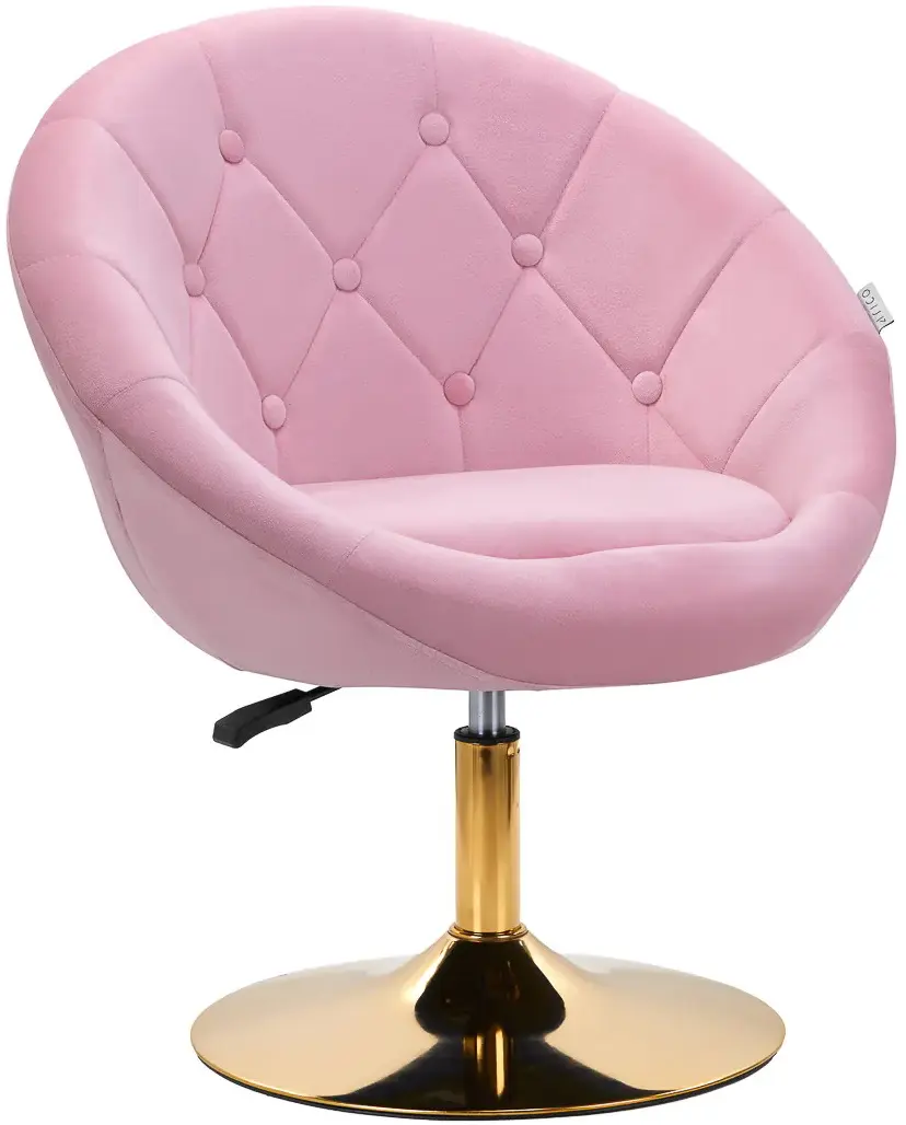 Fotoliu 4Rico QS-BL12G 151019 Velvet (Pink/Gold)