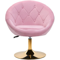 Fotoliu 4Rico QS-BL12G 151019 Velvet (Pink/Gold) Thumb