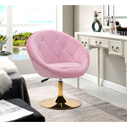 Fotoliu 4Rico QS-BL12G 151019 Velvet (Pink/Gold)