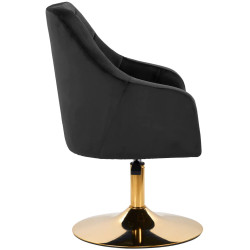 Fotoliu 4Rico QS-BL14G 148148 Velvet (Black/Gold) Thumb