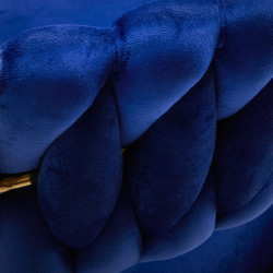 Fotoliu 4Rico QS-GW01G 148121 Velvet (Dark Blue/Gold) Thumb