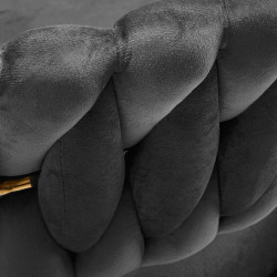 Кресло 4Rico QS-GW01G 148128 Velvet (Dark Gray/Gold) Thumb