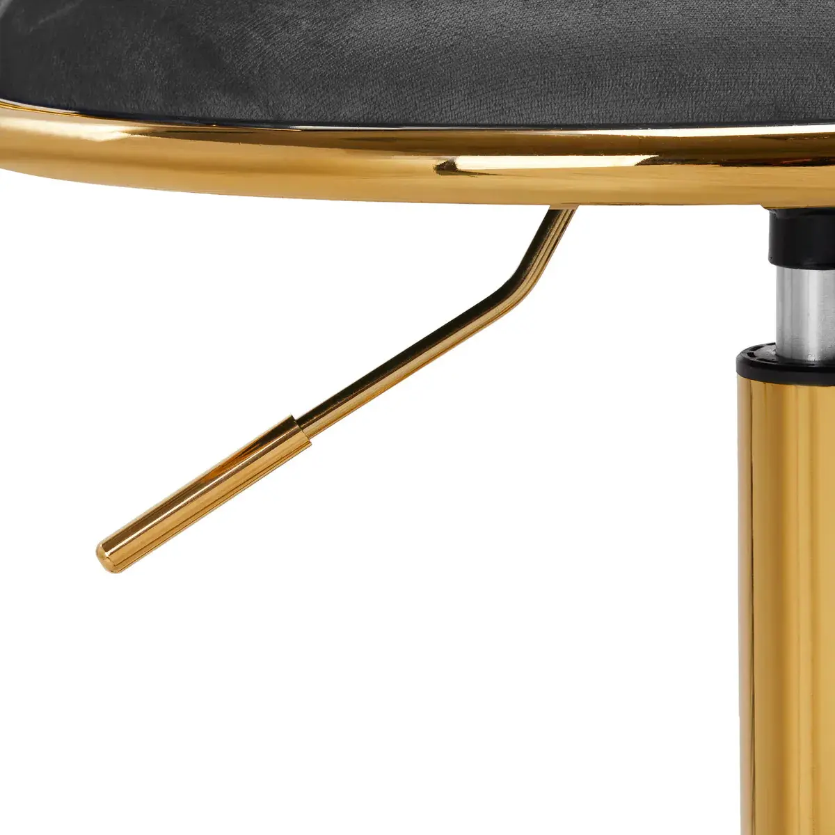 Кресло 4Rico QS-GW01G 148128 Velvet (Dark Gray/Gold)