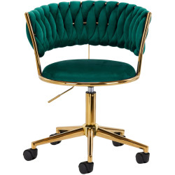 Кресло 4Rico QS-GW01G 148129 Velvet (Green/Gold) Thumb