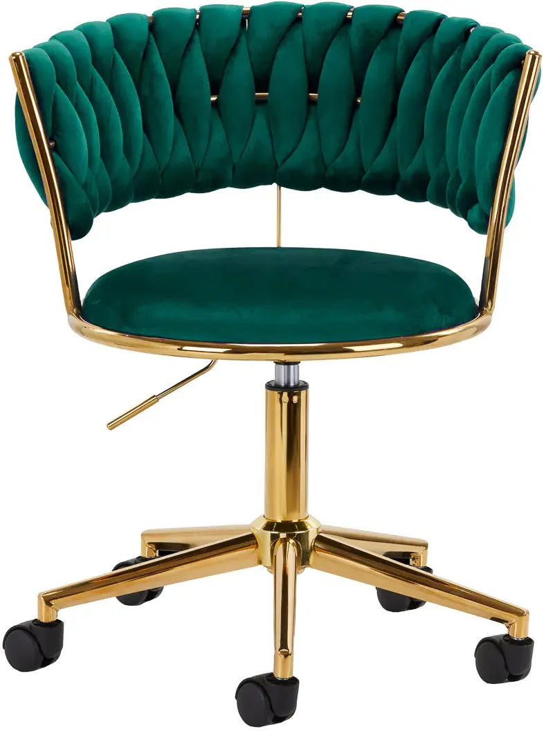 Кресло 4Rico QS-GW01G 148129 Velvet (Green/Gold)