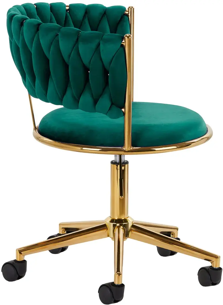 Кресло 4Rico QS-GW01G 148129 Velvet (Green/Gold)