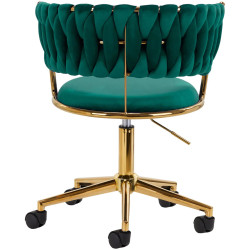 Кресло 4Rico QS-GW01G 148129 Velvet (Green/Gold) Thumb