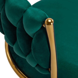 Кресло 4Rico QS-GW01G 148129 Velvet (Green/Gold) Thumb