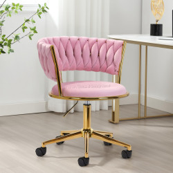 Кресло 4Rico QS-GW01G 150122 (Pink/Gold)