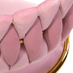 Fotoliu 4Rico QS-GW01G 150122 (Pink/Gold) Thumb