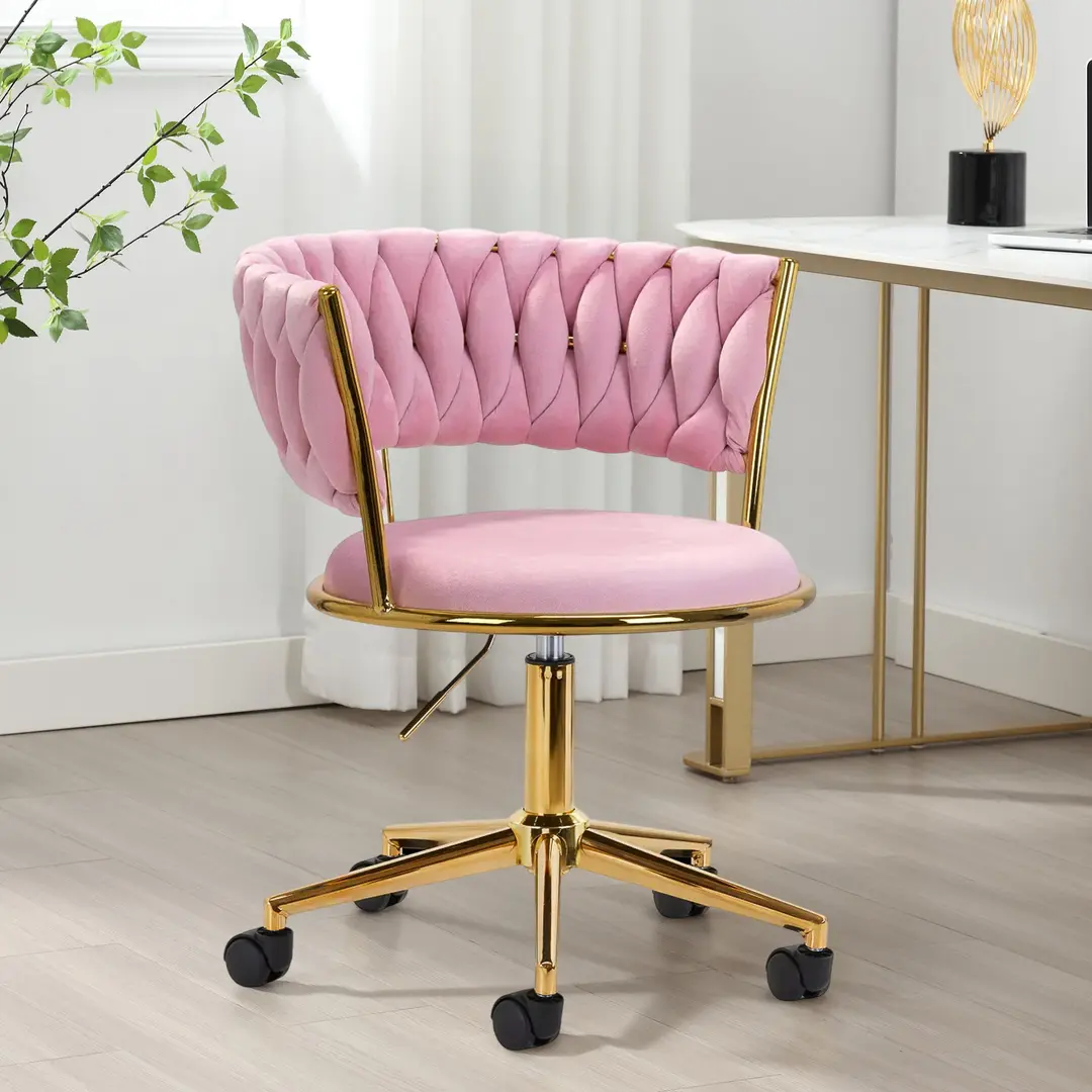 Fotoliu 4Rico QS-GW01G 150122 (Pink/Gold)