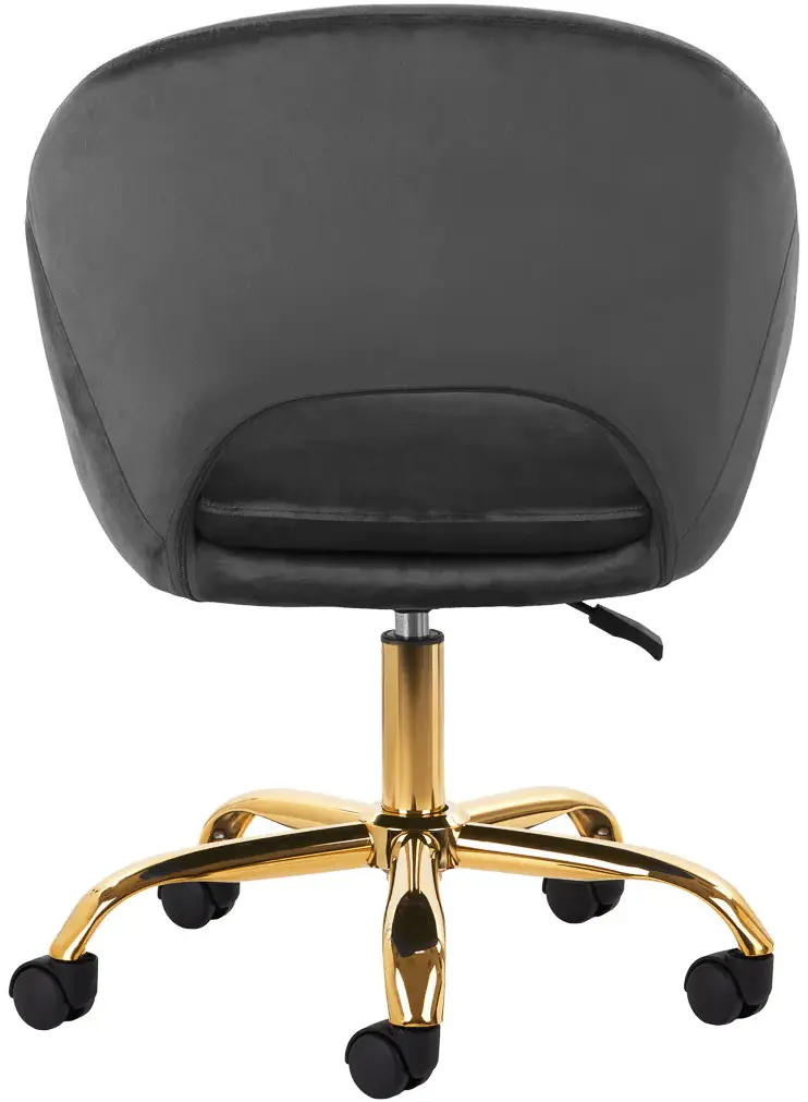 Кресло 4Rico QS-MF18G 148142 Velvet (Dark Gray/Gold)