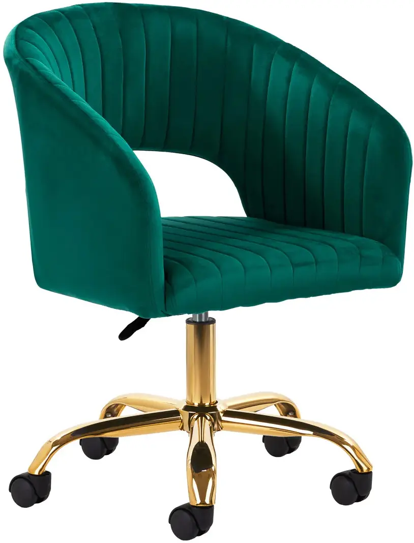 Кресло 4Rico QS-OF212G 148139 Velvet (Green/Gold)