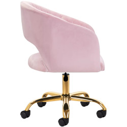 Кресло 4Rico QS-OF212G 150123 Velvet (Pink/Gold) Thumb