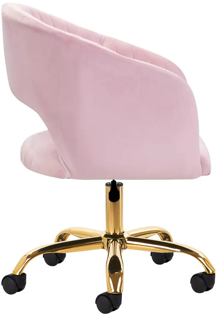 Кресло 4Rico QS-OF212G 150123 Velvet (Pink/Gold) - 3