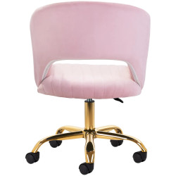 Кресло 4Rico QS-OF212G 150123 Velvet (Pink/Gold) Thumb