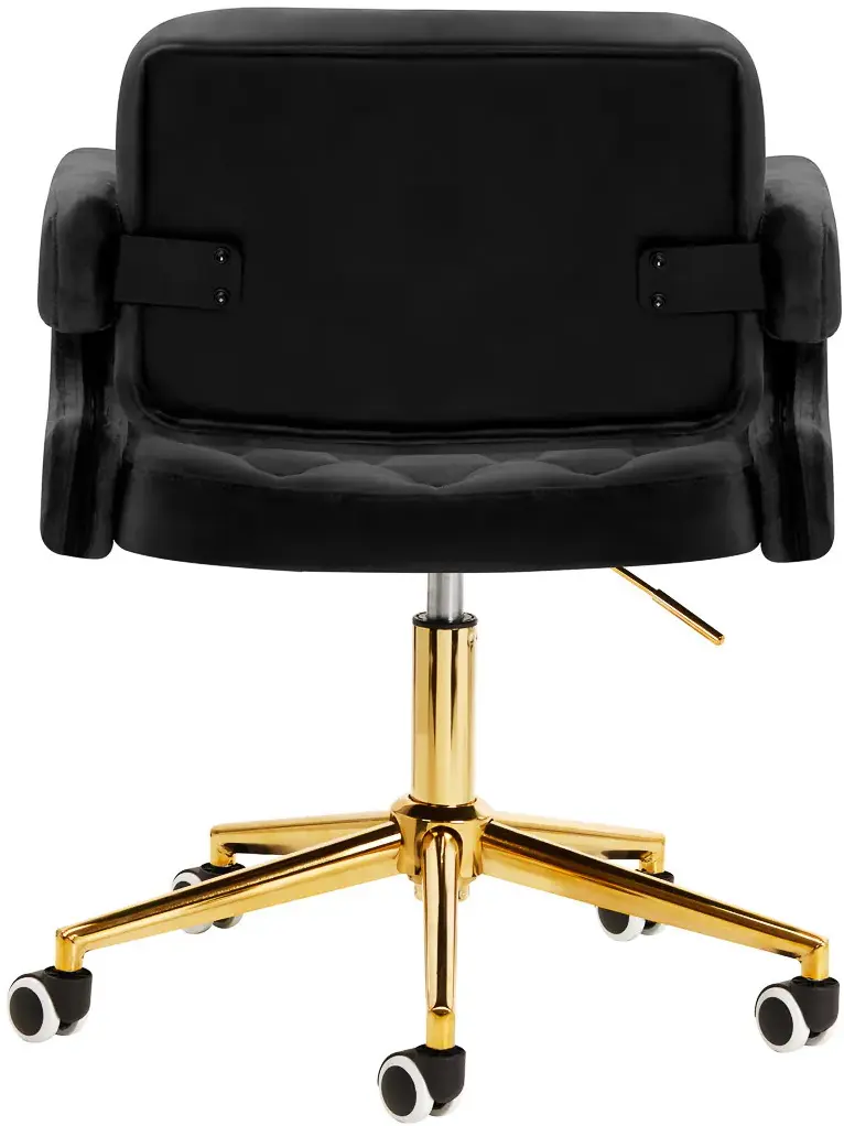 Fotoliu 4Rico QS-OF213G 148154 Velvet (Black/Gold)