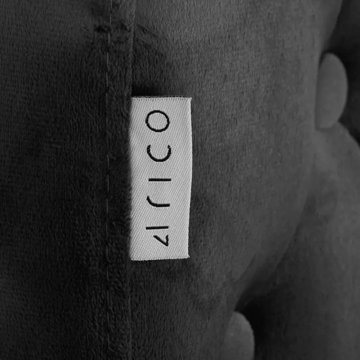 Кресло 4Rico QS-OF213G 148157 Velvet (Dark Gray/Gold)