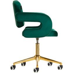 Кресло 4Rico QS-OF213G 148159 Velvet (Green/Gold) Thumb