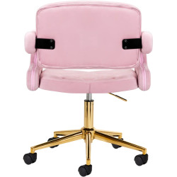 Кресло 4Rico QS-OF213G 150127 Velvet (Pink/Gold) Thumb