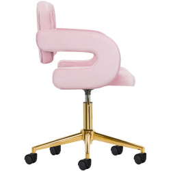 Кресло 4Rico QS-OF213G 150127 Velvet (Pink/Gold) Thumb