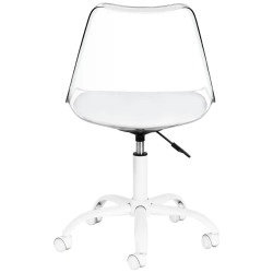 Кресло Activeshop Ghost 154170 (Transparent/White) Thumb