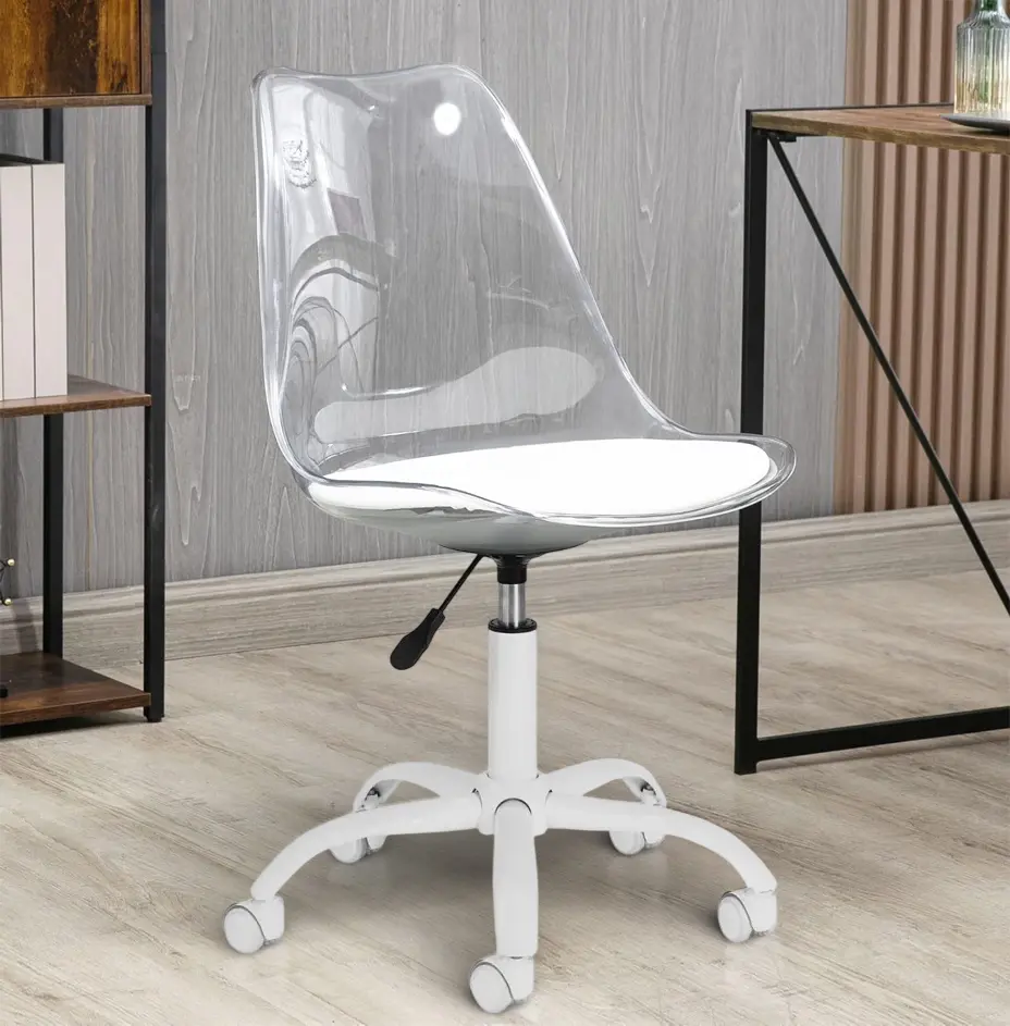 Кресло Activeshop Ghost 154170 (Transparent/White)