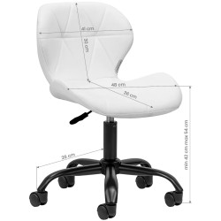 Fotoliu de coafor Activeshop QS-06B 150117 (White/Black) Thumb