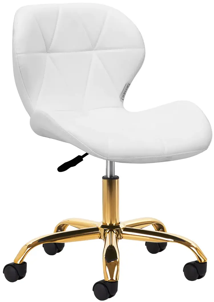 Fotoliu Activeshop QS-06G 150113 (White/Gold)